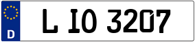 Truck License Plate